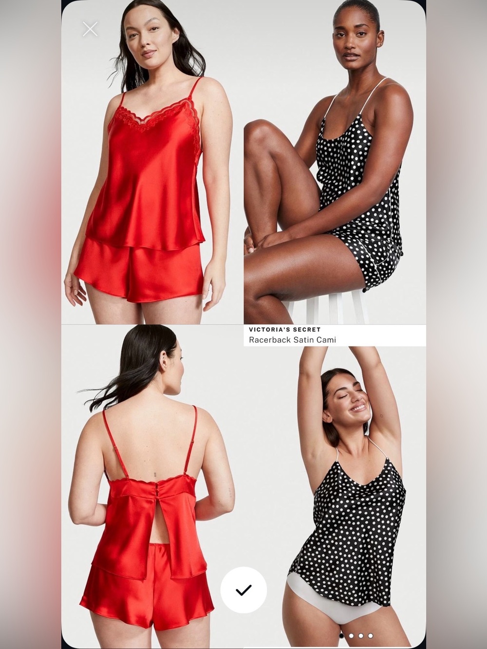Victoria's Secret Satin Pajama Sets